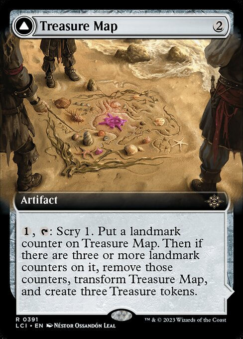 Treasure Map // Treasure Cove (lci) / Extended Art — cara 1 de 2
