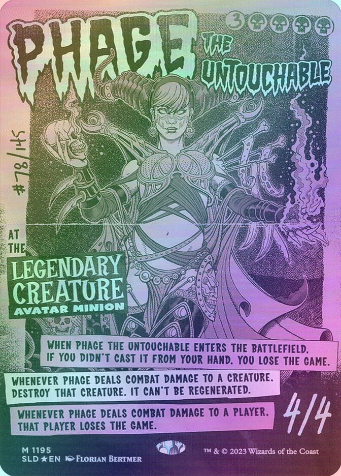 Phage the Untouchable (SLD) (1195) / Borderless / Foil
