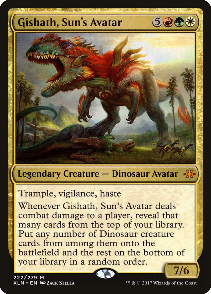 Gishath, Sun's Avatar (XLN) (222)
