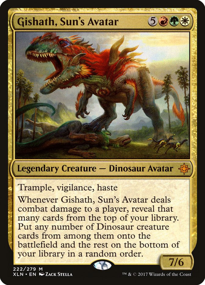 Gishath, Sun's Avatar (XLN) (222)