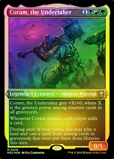 Coram, the Undertaker (m3c) (19) / Foil Etched