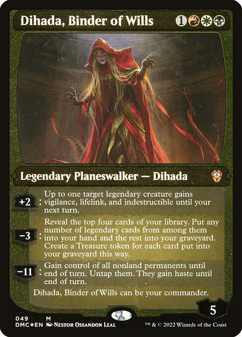 Dihada, Binder of Wills (dmc) (49) / Display Token