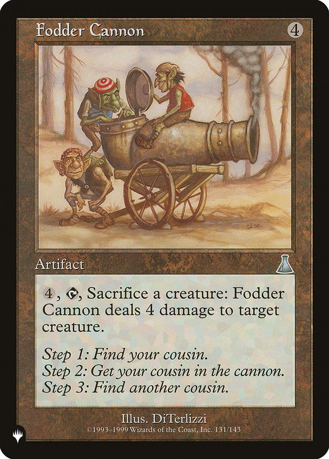 Fodder Cannon (The List)