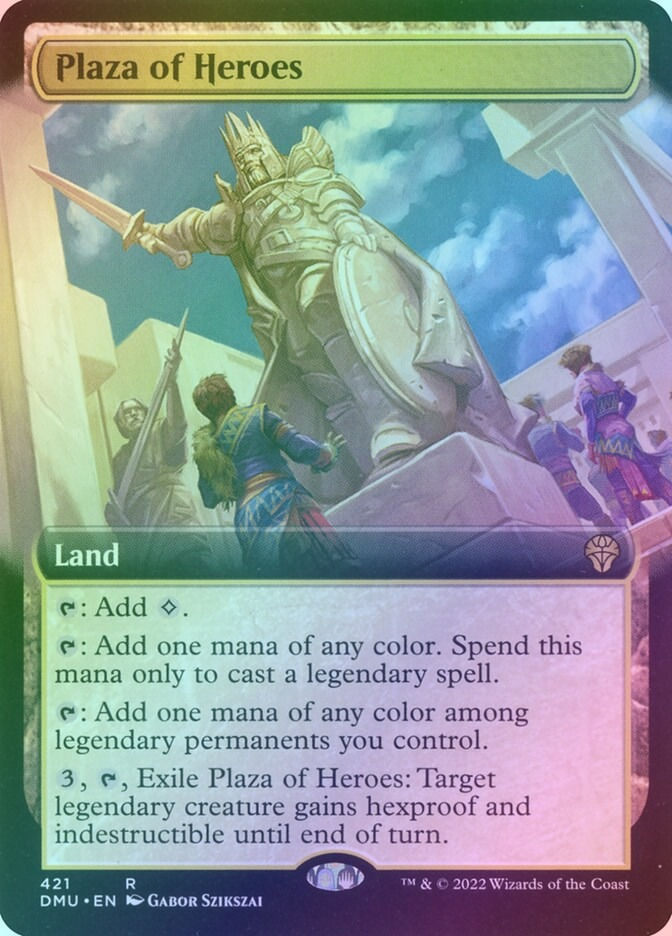 Plaza of Heroes (DMU) (421) / Extended Art / Foil