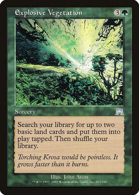 Explosive Vegetation (ONS)