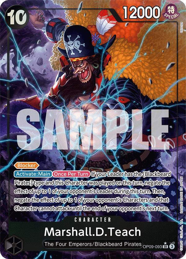 Marshall.D.Teach (093) (Alternate Art) (OP09-093) / Foil