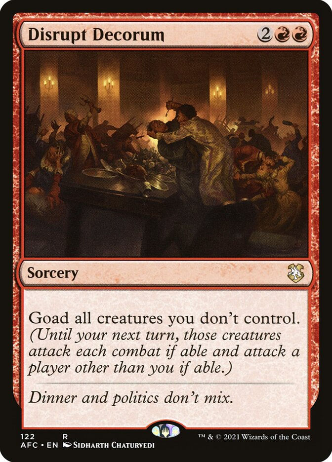 Disrupt Decorum (AFC) (122)