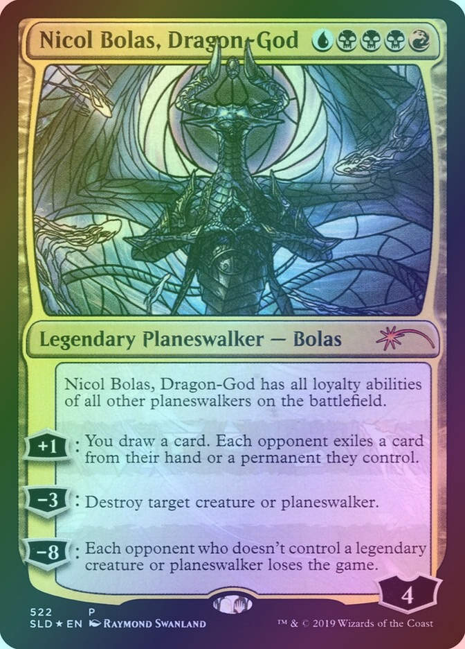 Nicol Bolas, Dragon-God (SLD) (522) / Foil