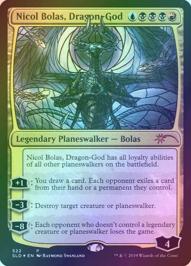 Nicol Bolas, Dragon-God (SLD) (522) / Foil