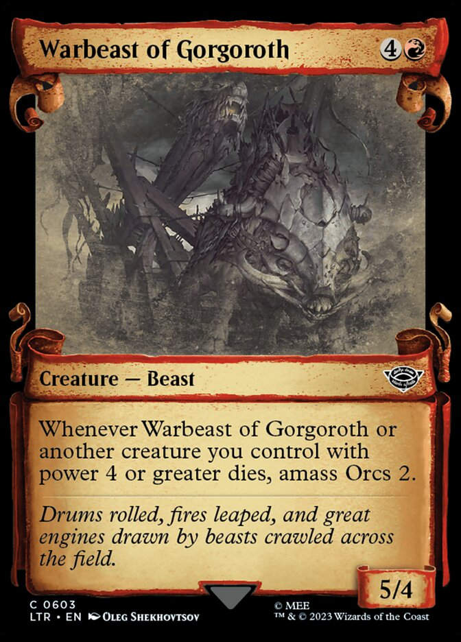 Warbeast of Gorgoroth (LTR) (603) / Showcase