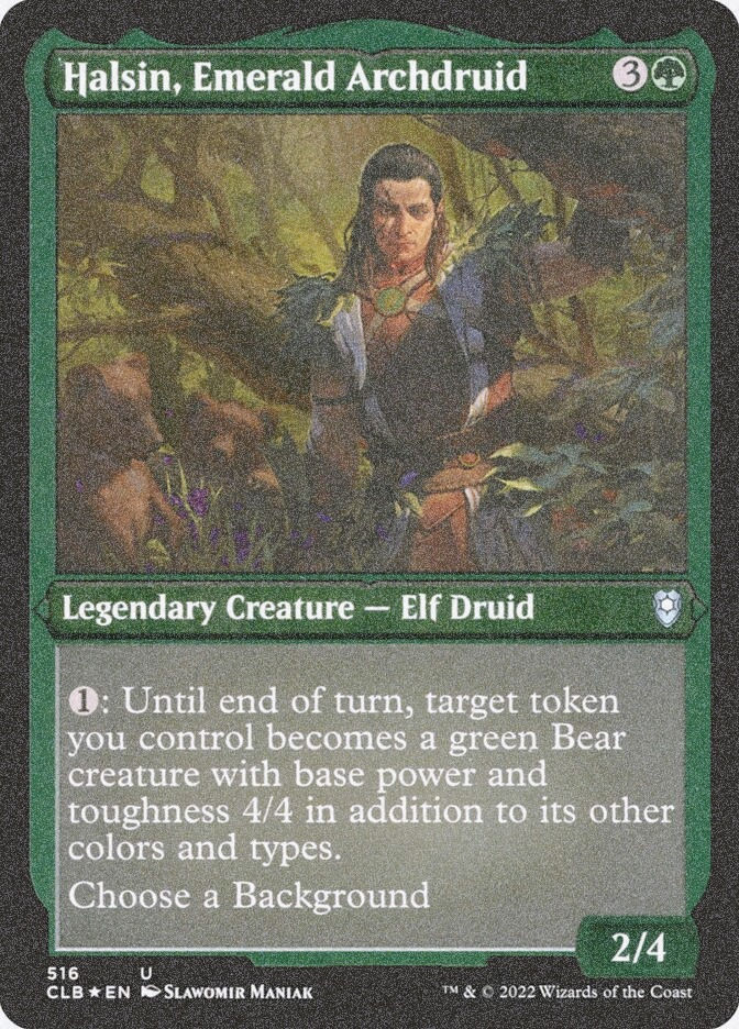 Halsin, Emerald Archdruid (CLB) (516) / Foil Etched