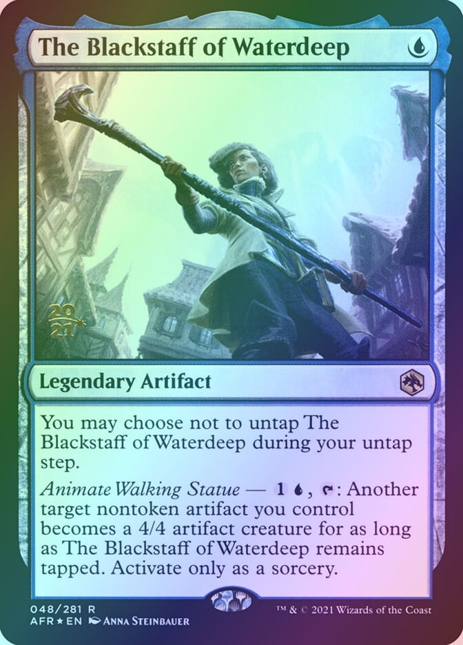The Blackstaff of Waterdeep (PAFR) (48s) / Foil