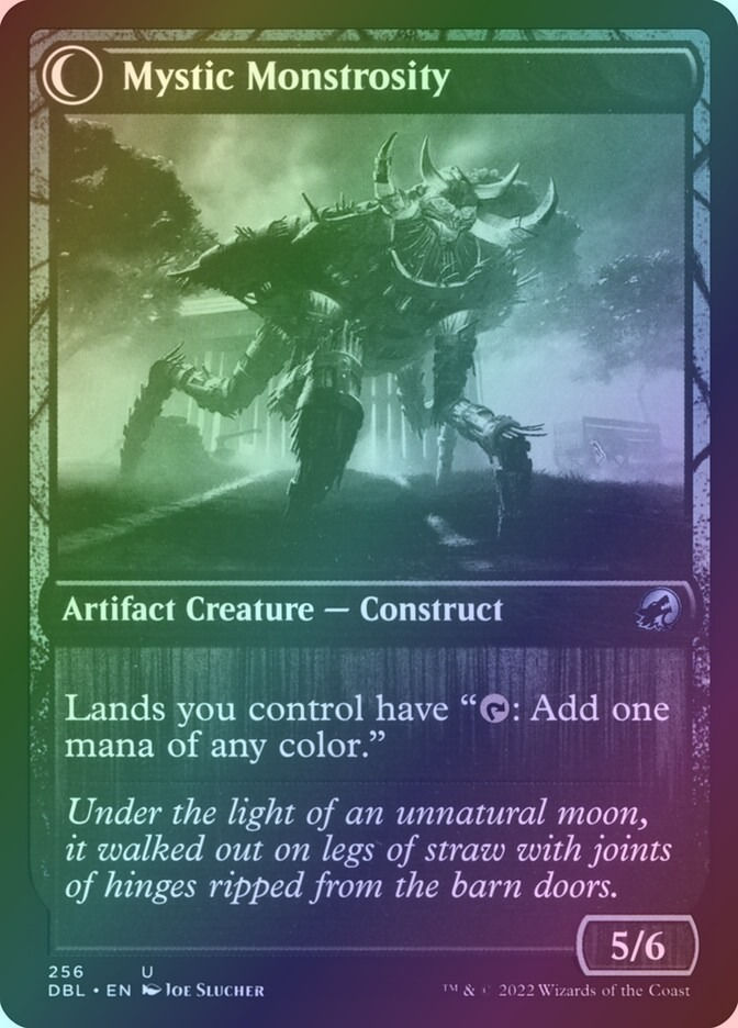 Mystic Skull // Mystic Monstrosity (DBL) (256) / Foil — cara 2 de 2