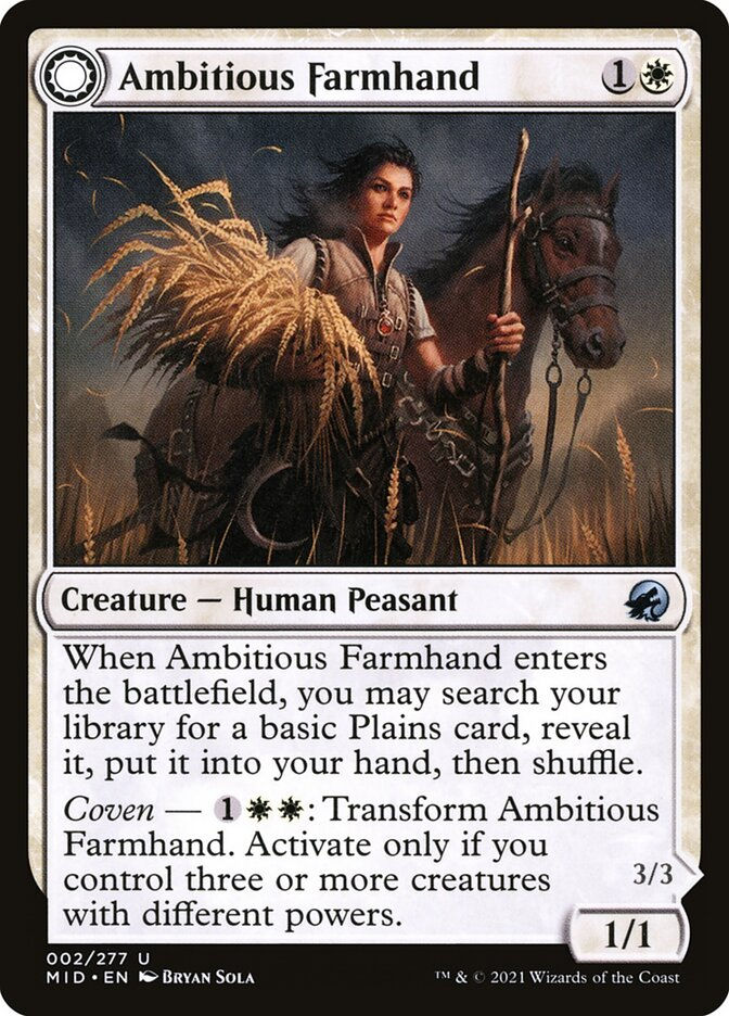 Ambitious Farmhand // Seasoned Cathar (MID) (2) — cara 1 de 2