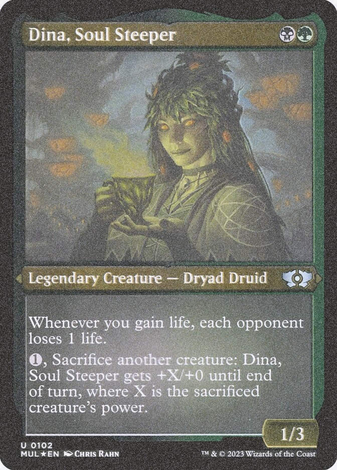 Dina, Soul Steeper (MUL) (102) / Foil Etched