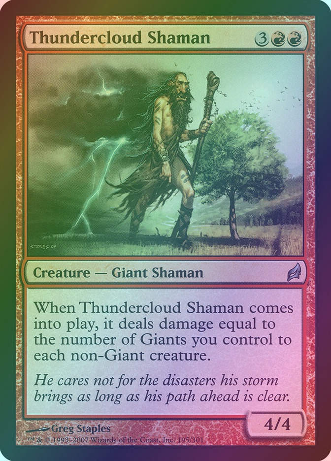 Thundercloud Shaman (LRW) (195) / Foil