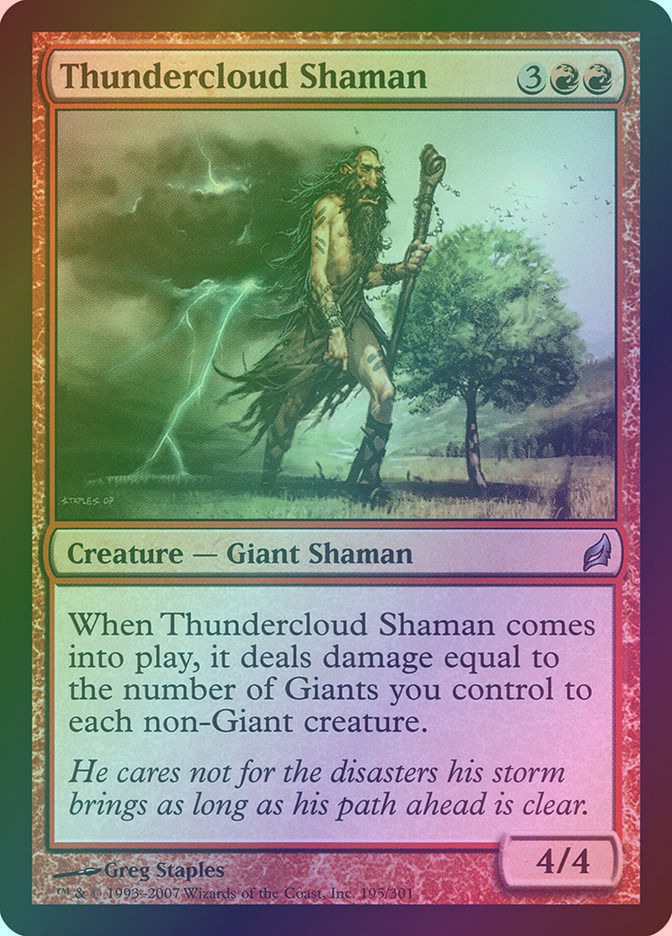 Thundercloud Shaman (LRW) (195) / Foil