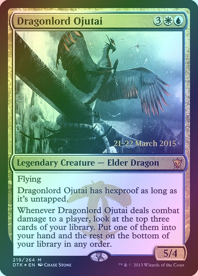 Dragonlord Ojutai (PDTK) (219s) / Foil