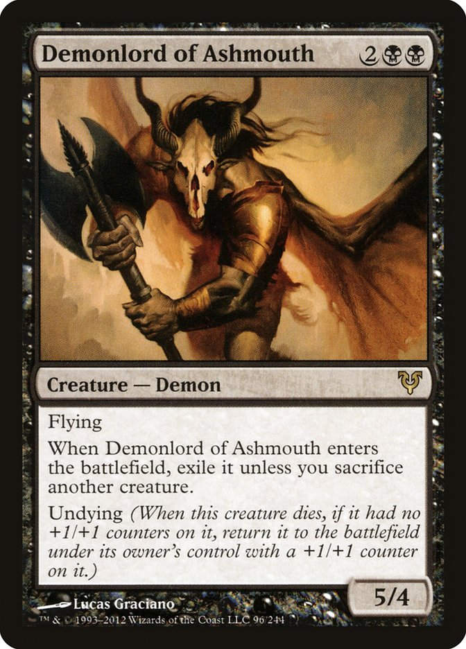 Demonlord of Ashmouth (AVR) (96) / Foil