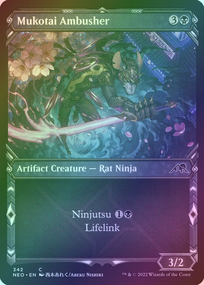 Mukotai Ambusher (NEO) (342) / Showcase / Foil