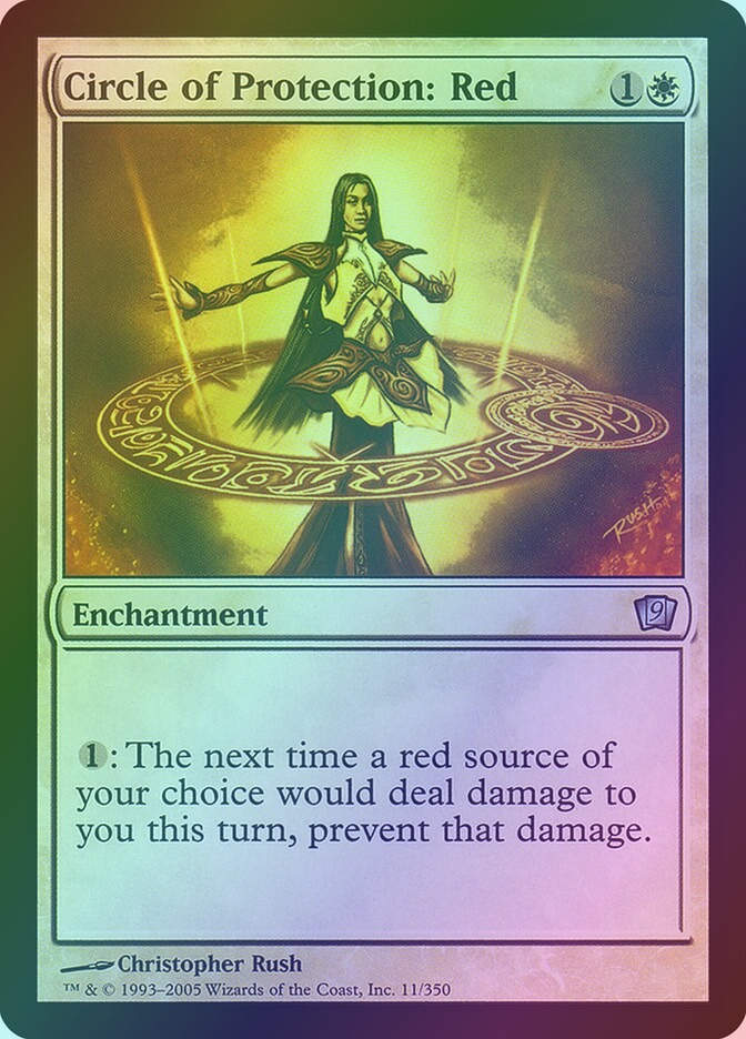 Circle of Protection: Red (9ED) (11★) / Foil