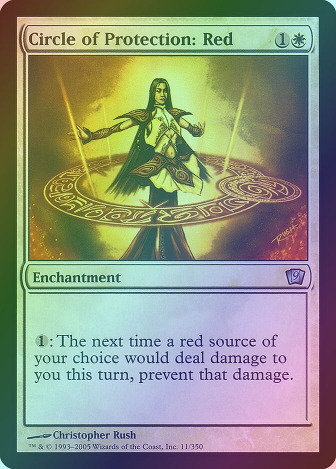Circle of Protection: Red (9ED) (11★) / Foil