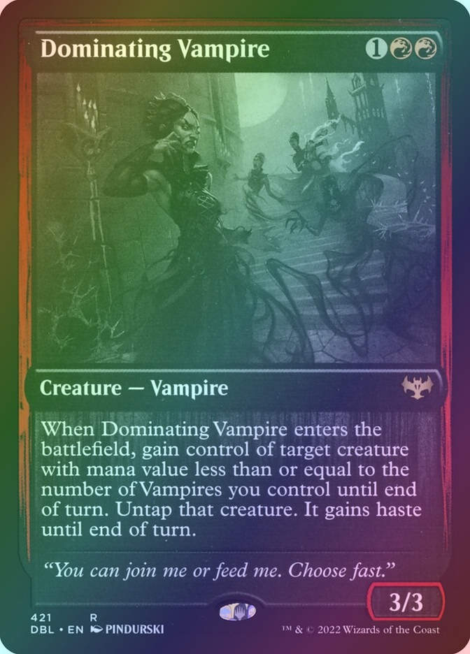 Dominating Vampire (DBL) (421) / Foil