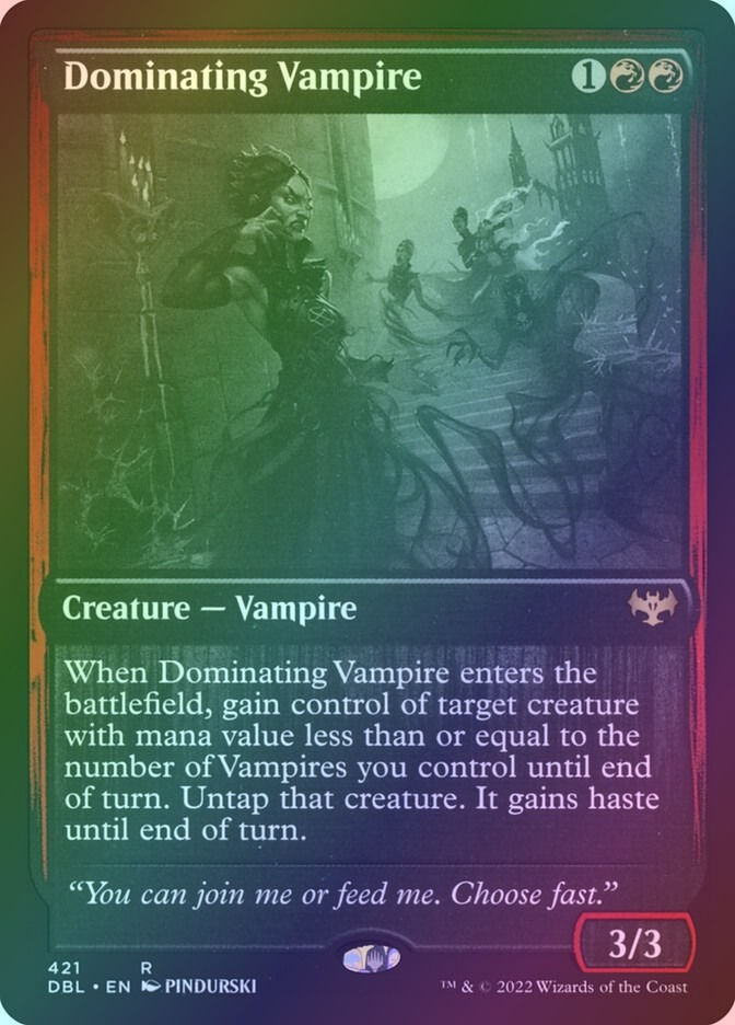 Dominating Vampire (DBL) (421) / Foil