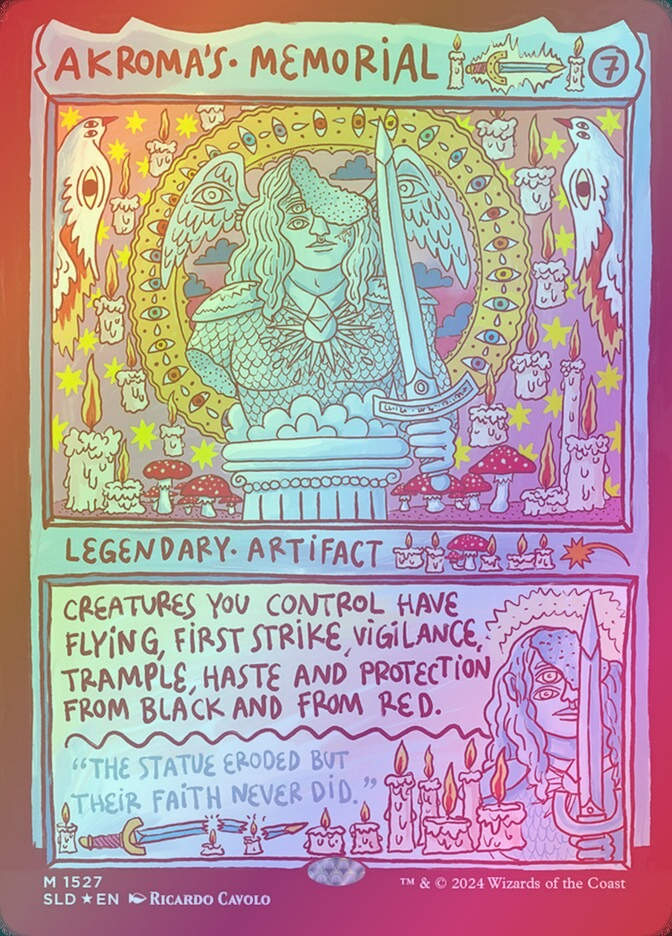 Akroma's Memorial (SLD) (1527) / Rainbow Foil