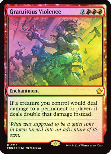 Gratuitous Violence (FDN) (715) / Foil (Starter)