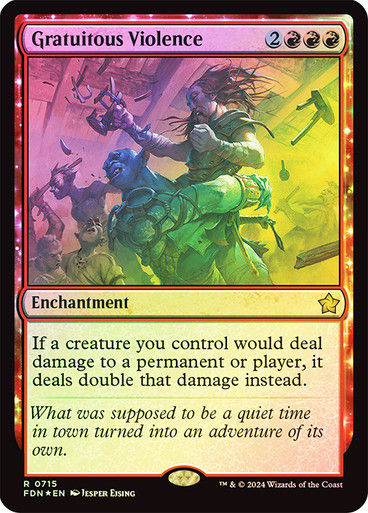 Gratuitous Violence (FDN) (715) / Foil (Starter)