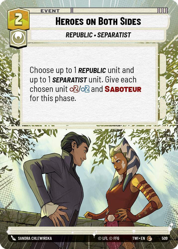 Heroes on Both Sides (Hyperspace) (TWI) (509) / Foil