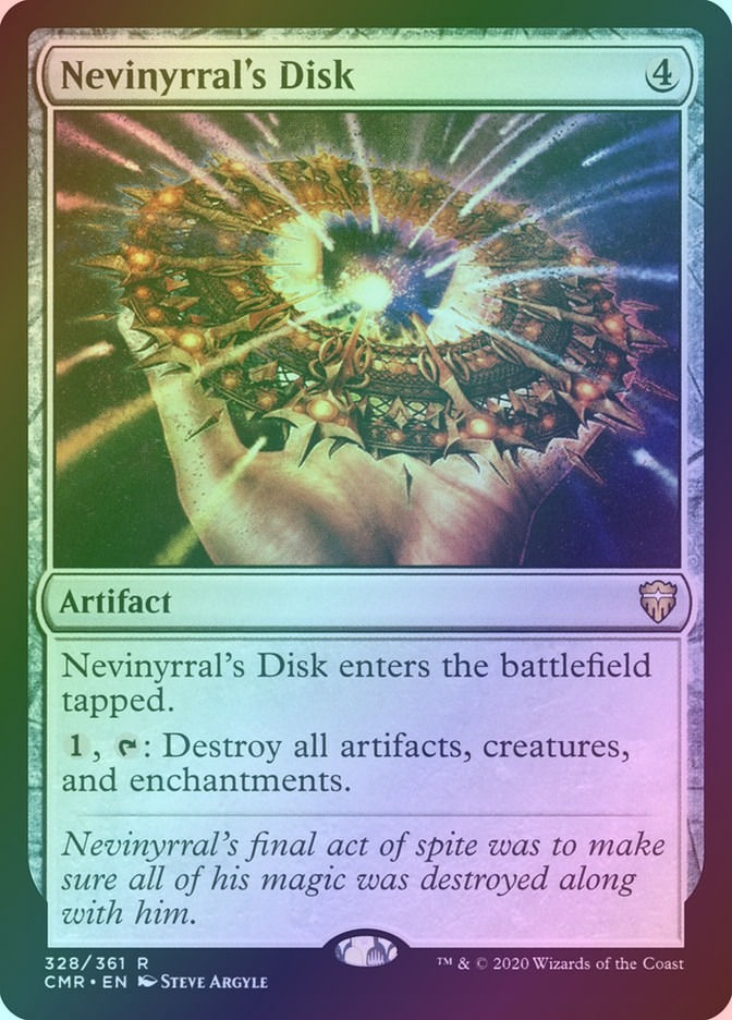 Nevinyrral's Disk (CMR) (328) / Foil