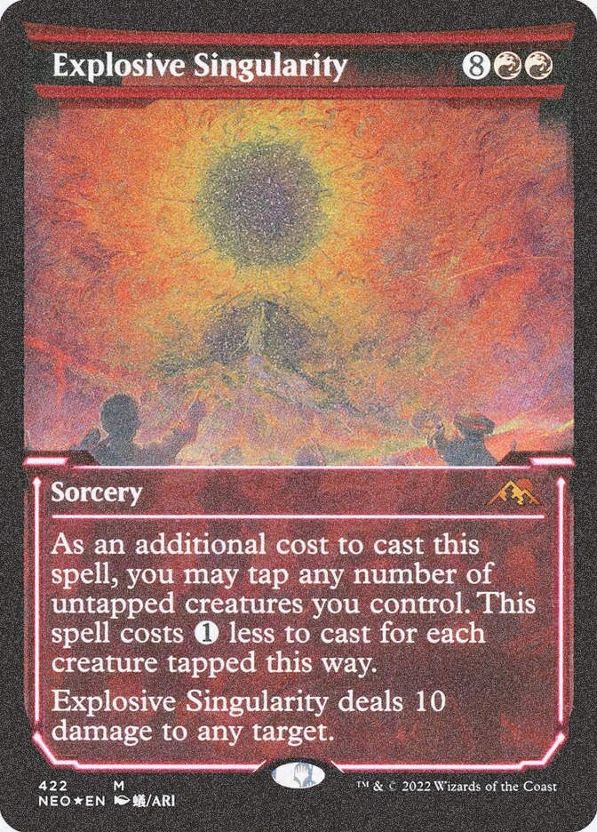 Explosive Singularity (NEO) (422) / Showcase / Foil Etched