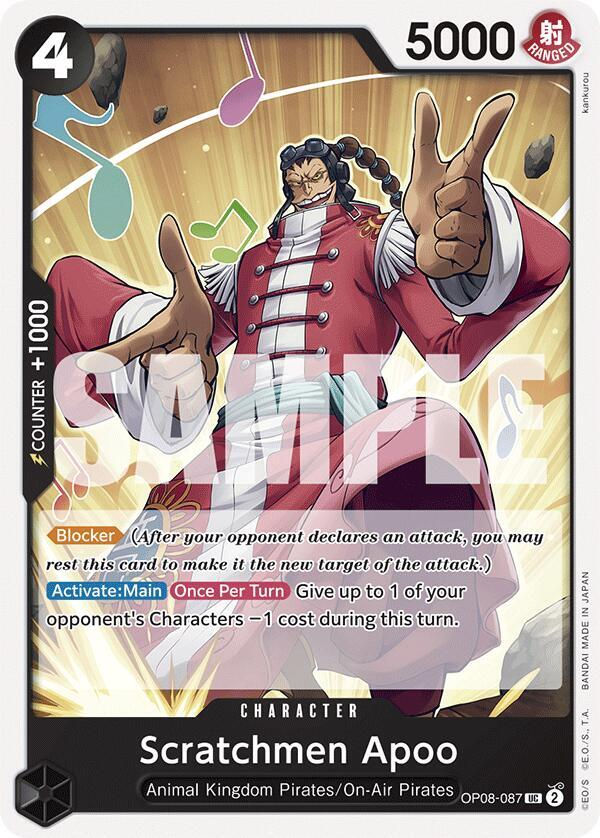 Scratchmen Apoo (OP08-087)