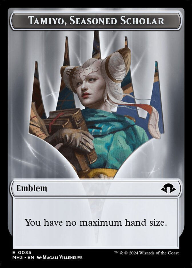 Tamiyo, Seasoned Scholar Emblem (TMH3) (35)