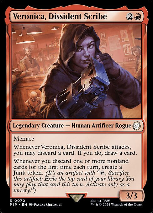 Veronica, Dissident Scribe (pip) (70)
