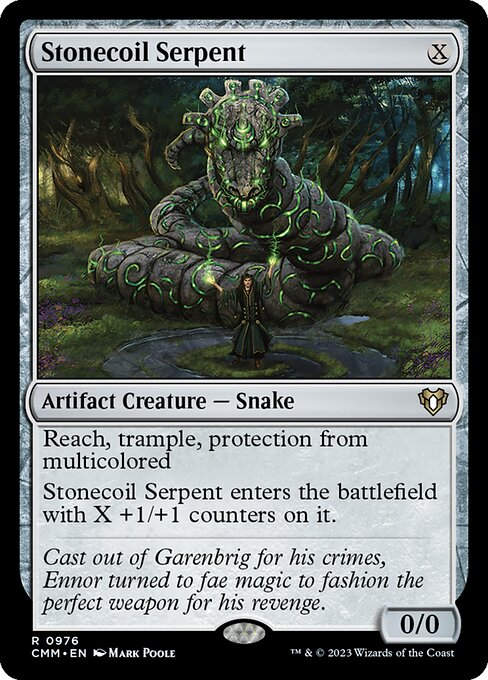 Stonecoil Serpent (cmm) (Commander Deck)