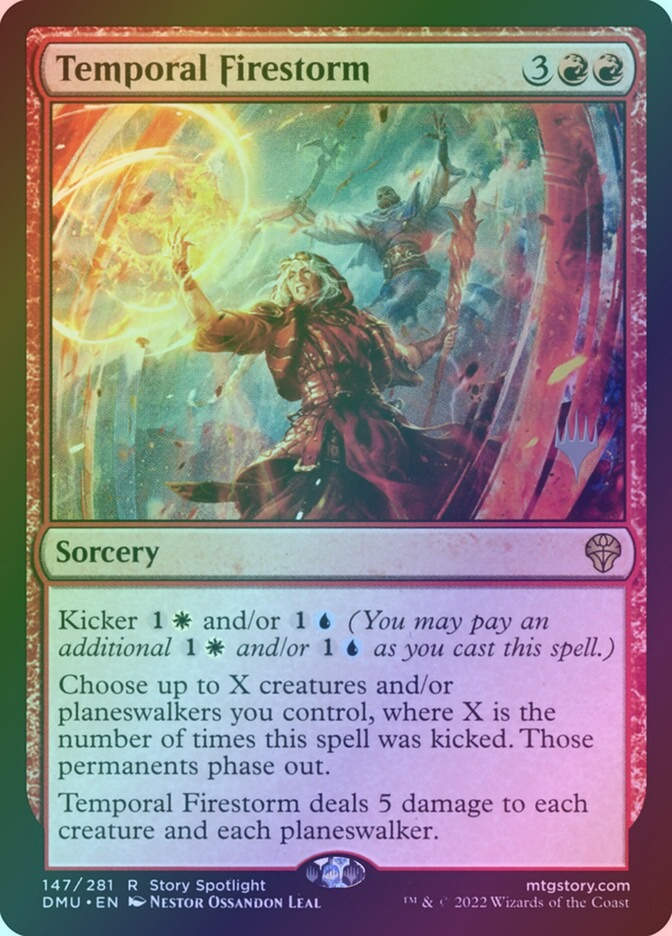 Temporal Firestorm (PDMU) (147p) / Foil