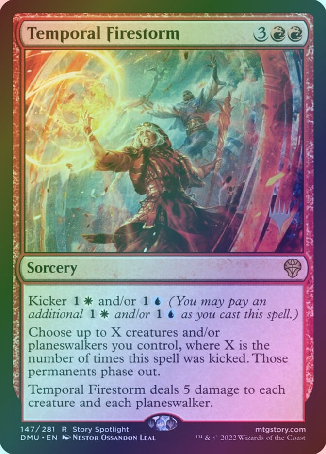 Temporal Firestorm (PDMU) (147p) / Foil