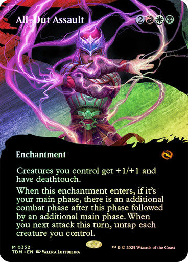 All-Out Assault (TDM) (352) / Foil / Showcase BL