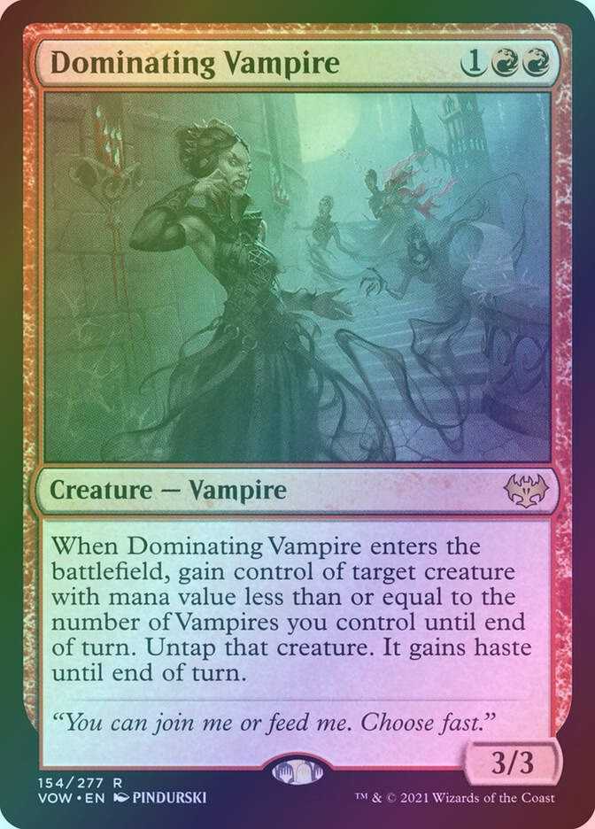 Dominating Vampire (VOW) (154) / Foil