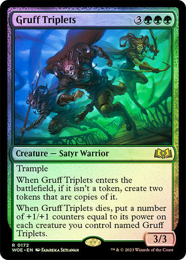 Gruff Triplets (woe) / Foil