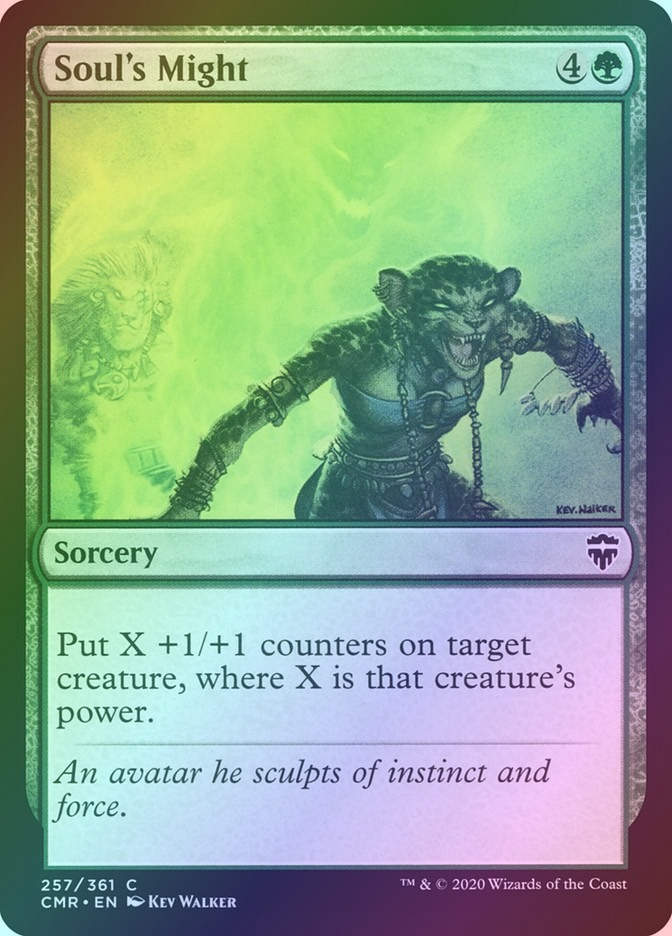 Soul's Might (CMR) (257) / Foil