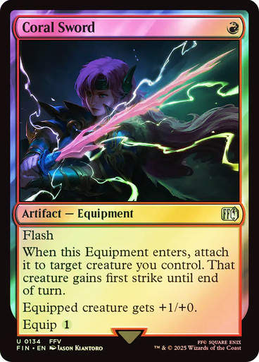Coral Sword (FIN) (134) / Foil