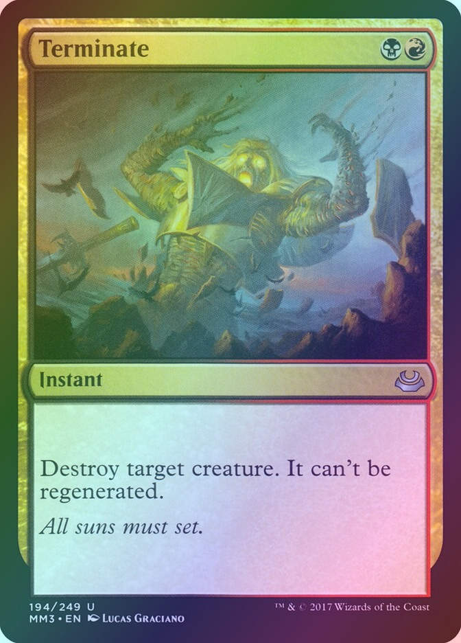 Terminate (MM3) (194) / Foil