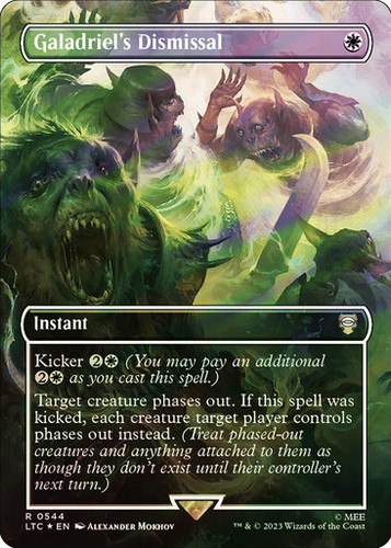MTG foil 英語版 Galadriel's Dismissal LTC ① Galadriel's Dismissal (ltc) (544) / Surge Foil | MTG Wolf México