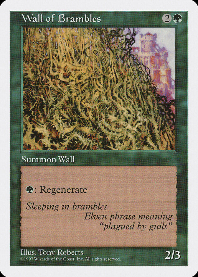 Wall of Brambles (5ED) (338)