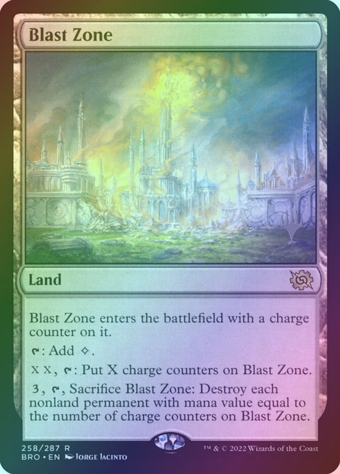 Blast Zone (PBRO) (258p) / Foil