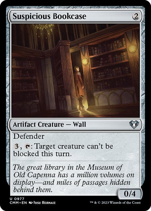 Suspicious Bookcase (cmm) (Commander Deck)